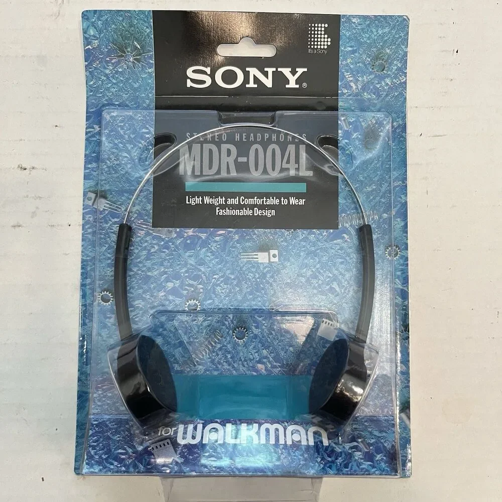 Sony Walkman Stereo Headphones MDR-004L NEW